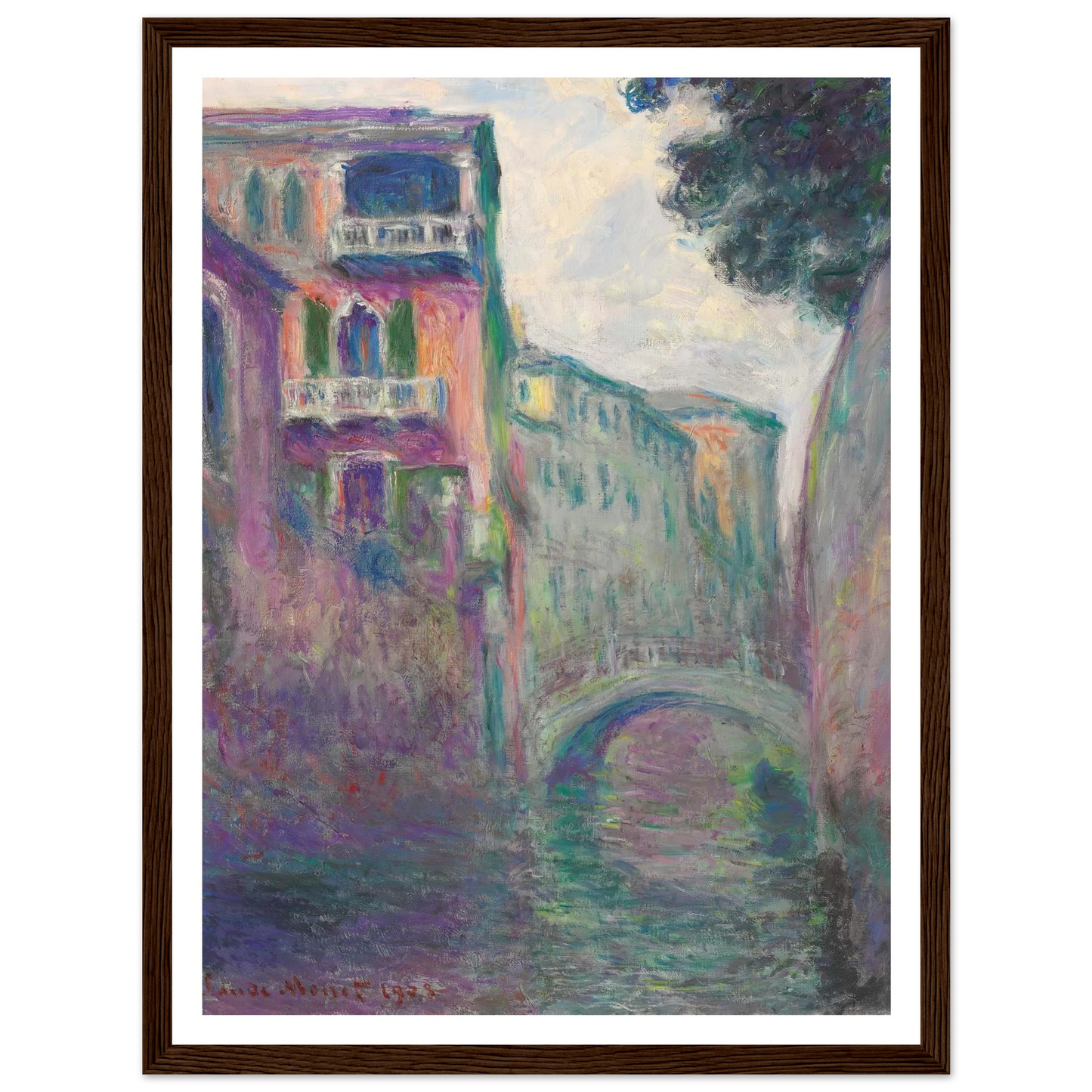 Le Rio de la Salute (1908) Art Print | Claude Monet-Quipham Collections