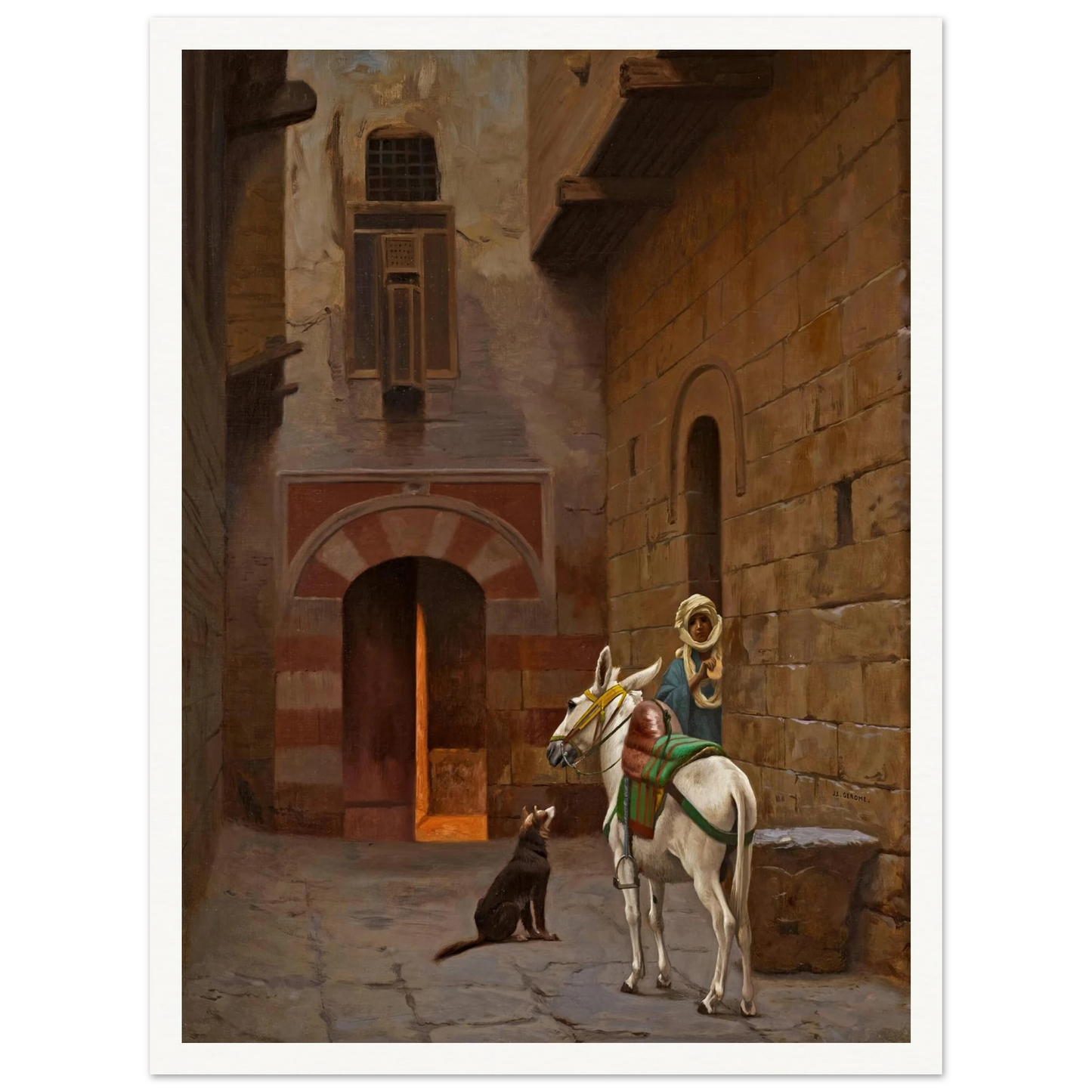 Waiting for the Master Art Print | Jean Leon Gerome-Quipham Collections
