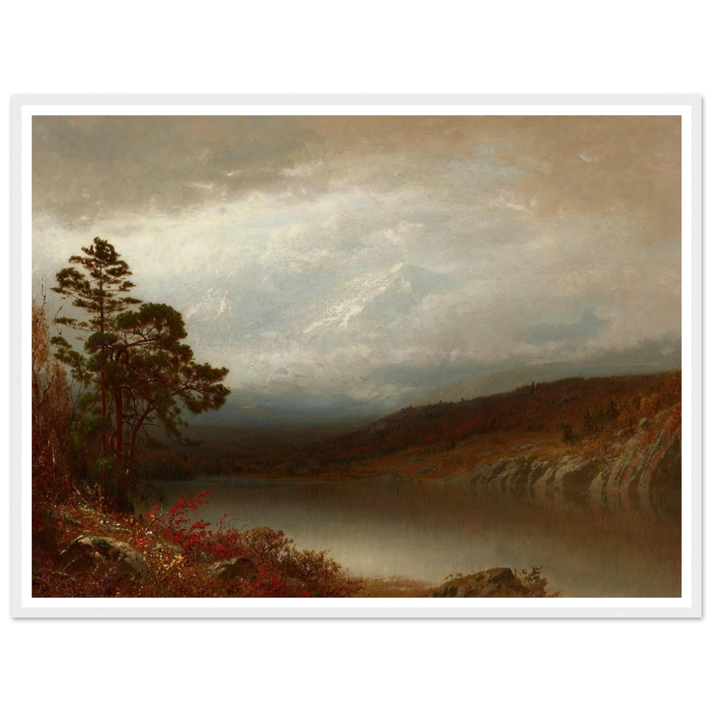 Autumn in the Adirondacks (c. 1872-73) Art Print | Alexander Helwig Wyant-Quipham Collections