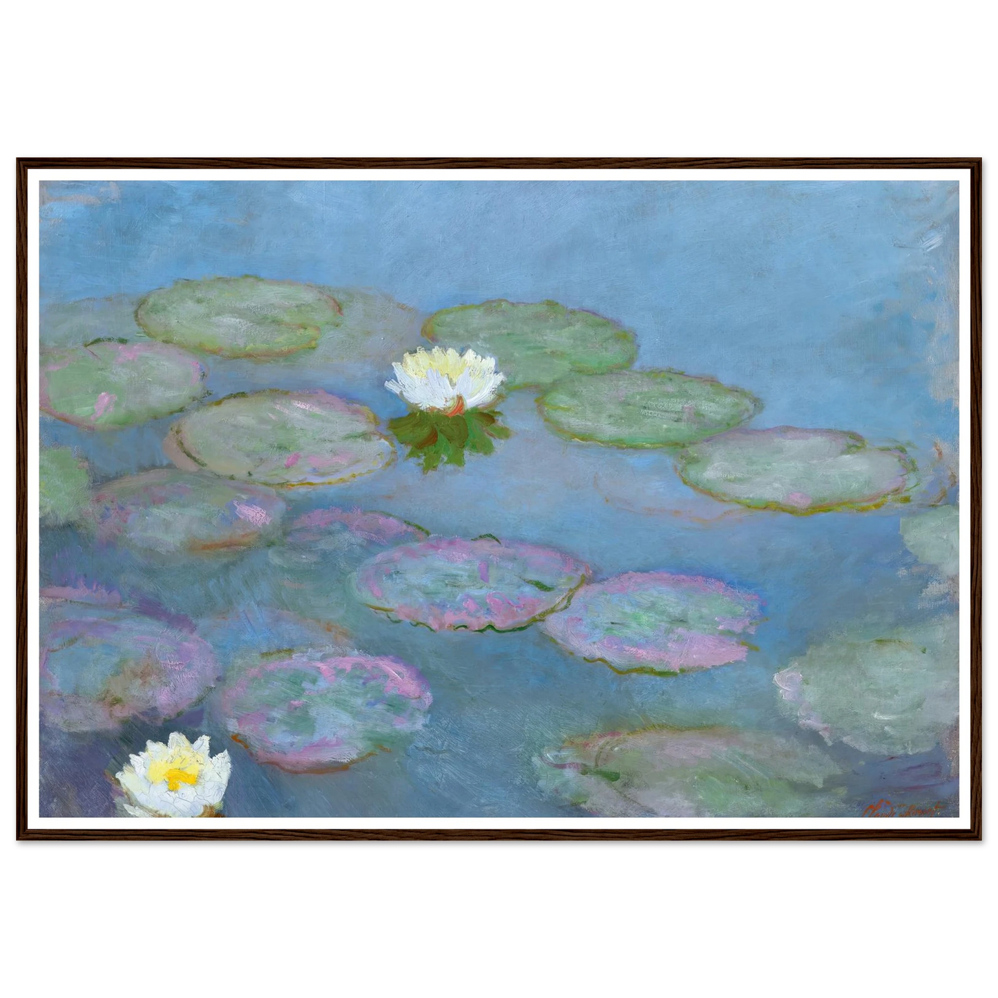 Nymphéas (circa 1897-1899) Art Print | Claude Monet-Quipham Collections
