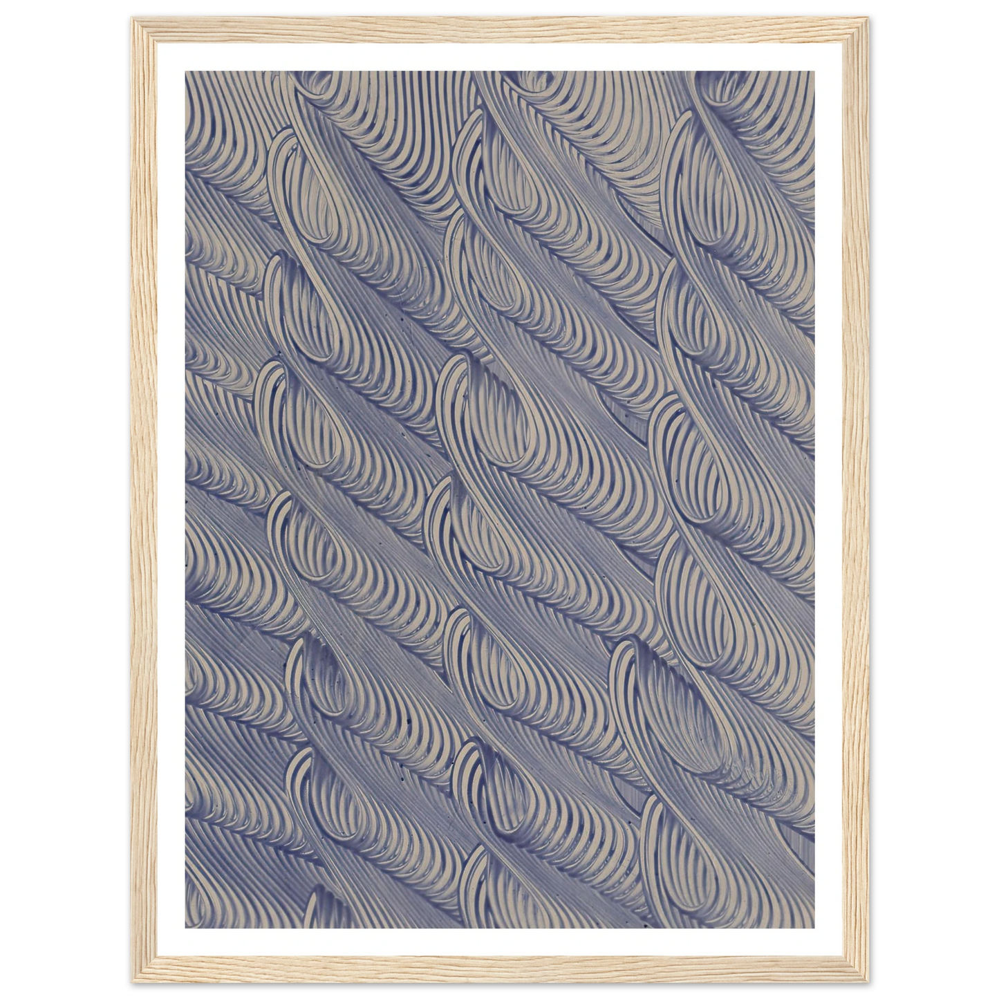 Kleisterpapier mit Verdrängungsdekor (Linienbündel) (1890) Art Print | Anker Kyster-Quipham Collections