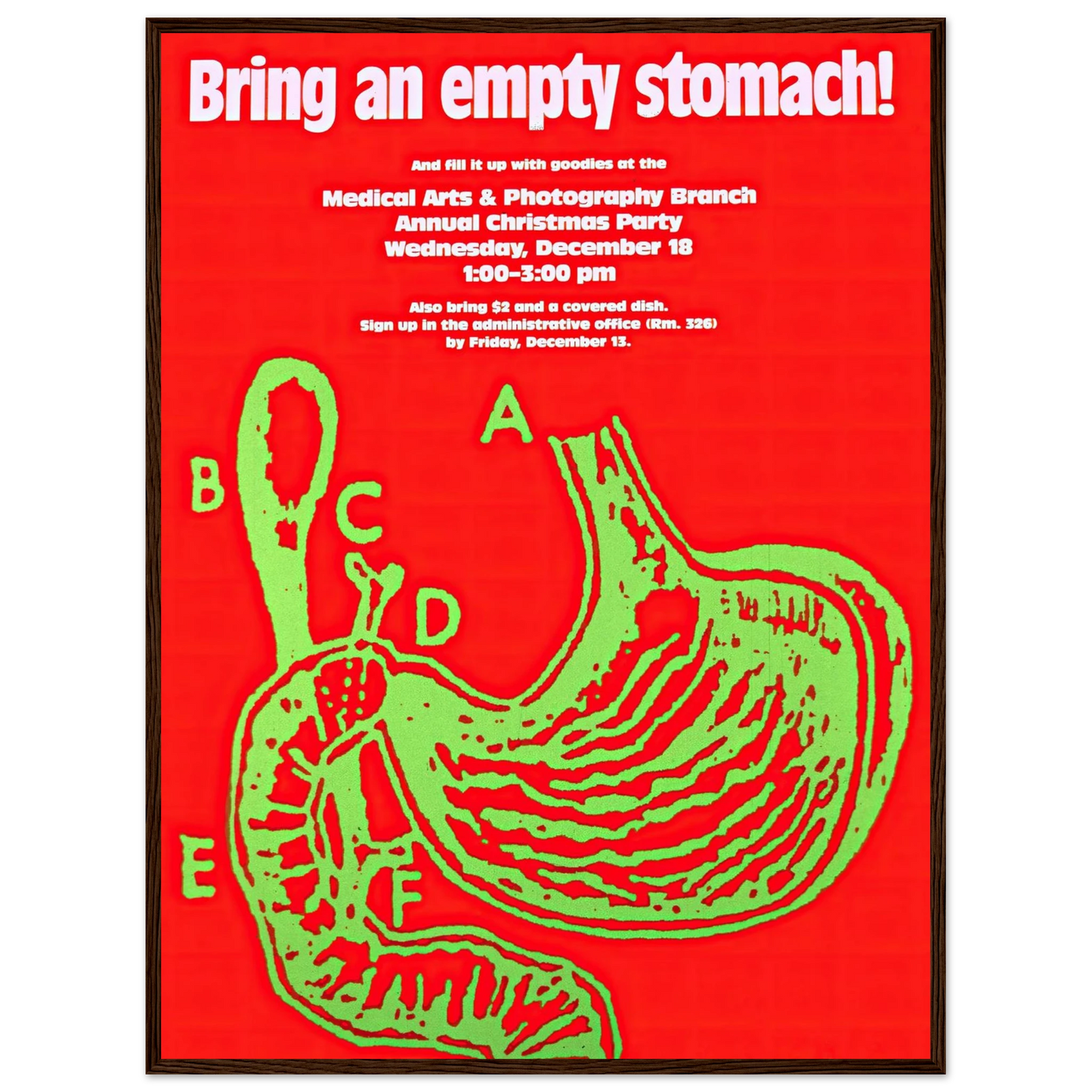 Bring an empty stomach! Art Print | National Institutes of Health-Quipham Collections