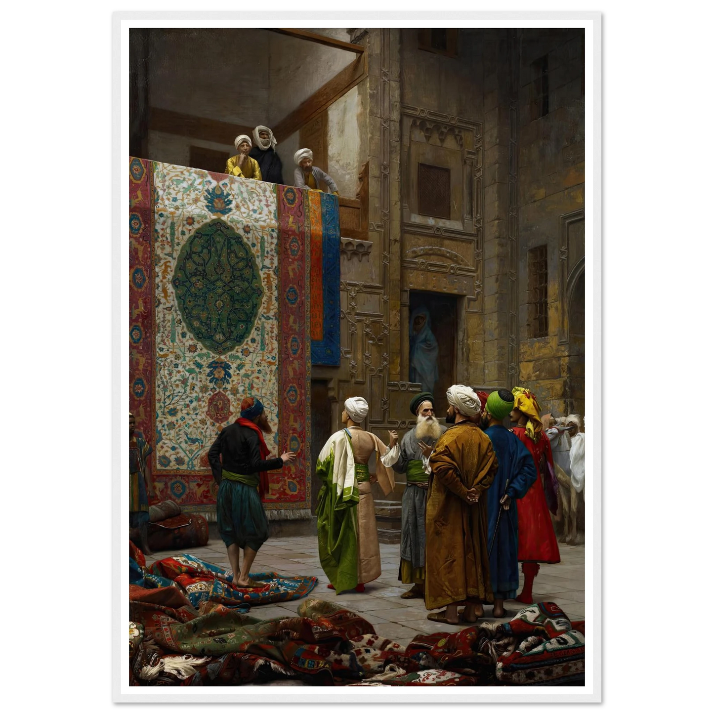 The Carpet Merchant (circa 1887) Art Print | Jean Leon Gerome-Quipham Collections