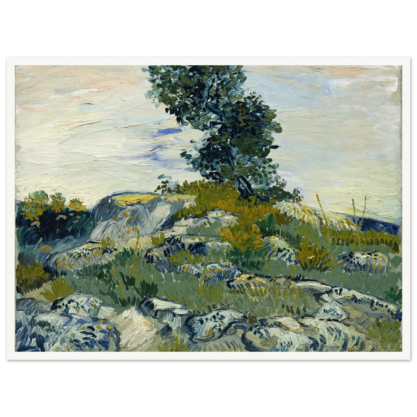 The Rocks Art Print | Vincent van Gogh-Quipham Collections