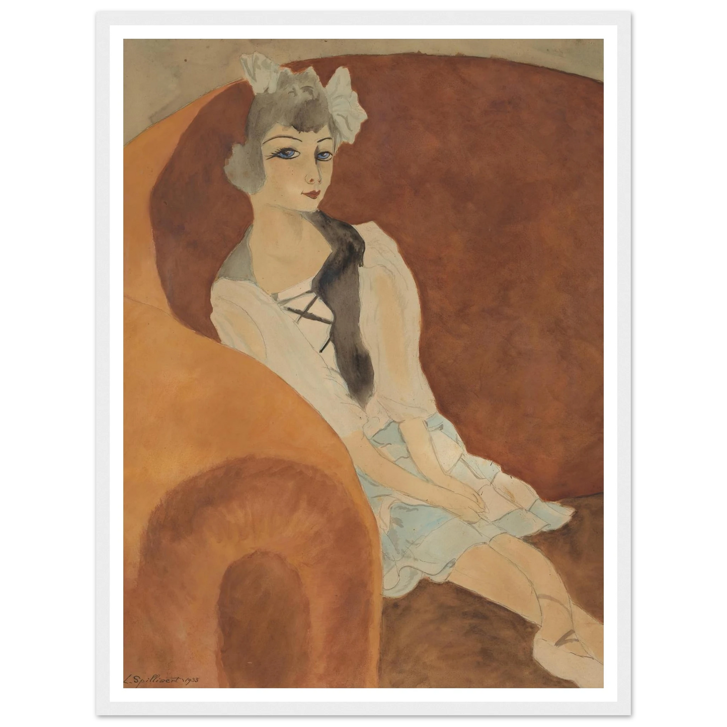 Pop in zetel (1933) Art Print | Leon Spilliaert-Quipham Collections
