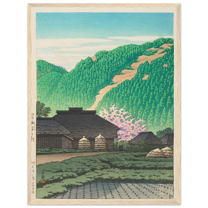 Izu Nishibira no asa (Morning in Nishibira, Izu) (1953) Art Print | Kawase Hasui-Quipham Collections