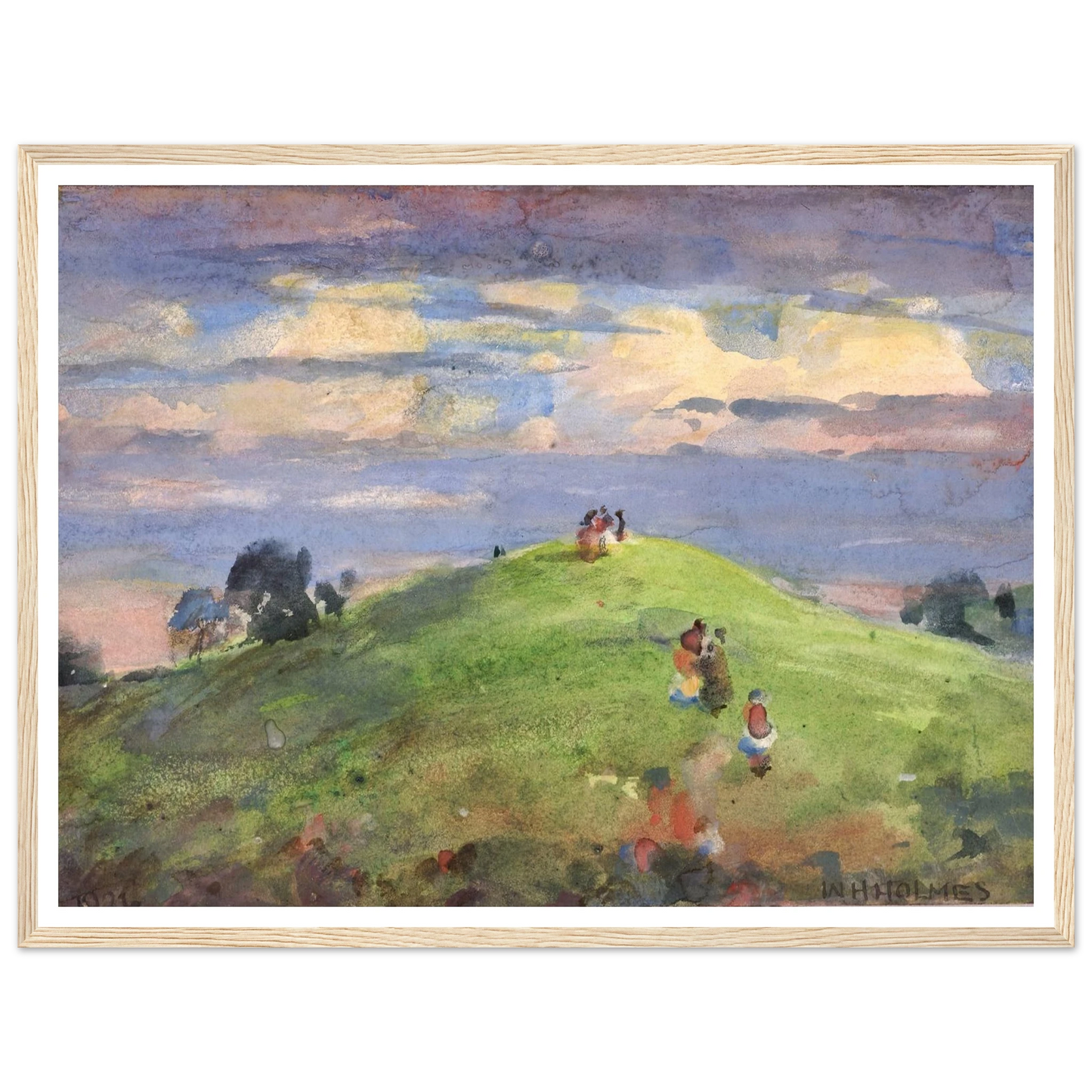 On The Sunset Hill, 1926 (1926) Art Print | William Henry Holmes-Quipham Collections