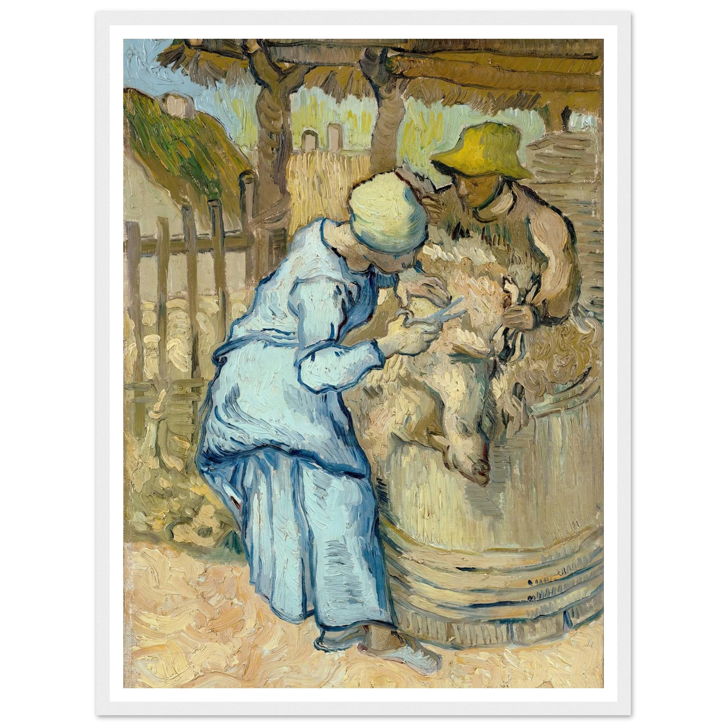 The Sheep-Shearer (After Millet) Art Print | Vincent van Gogh-Quipham Collections