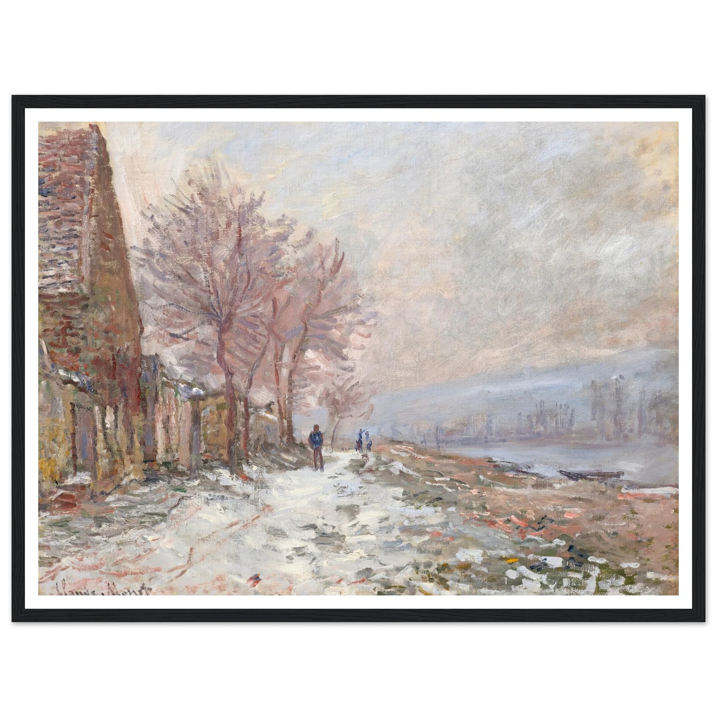 Lavacourt, l’hiver (1879) Art Print | Claude Monet-Quipham Collections