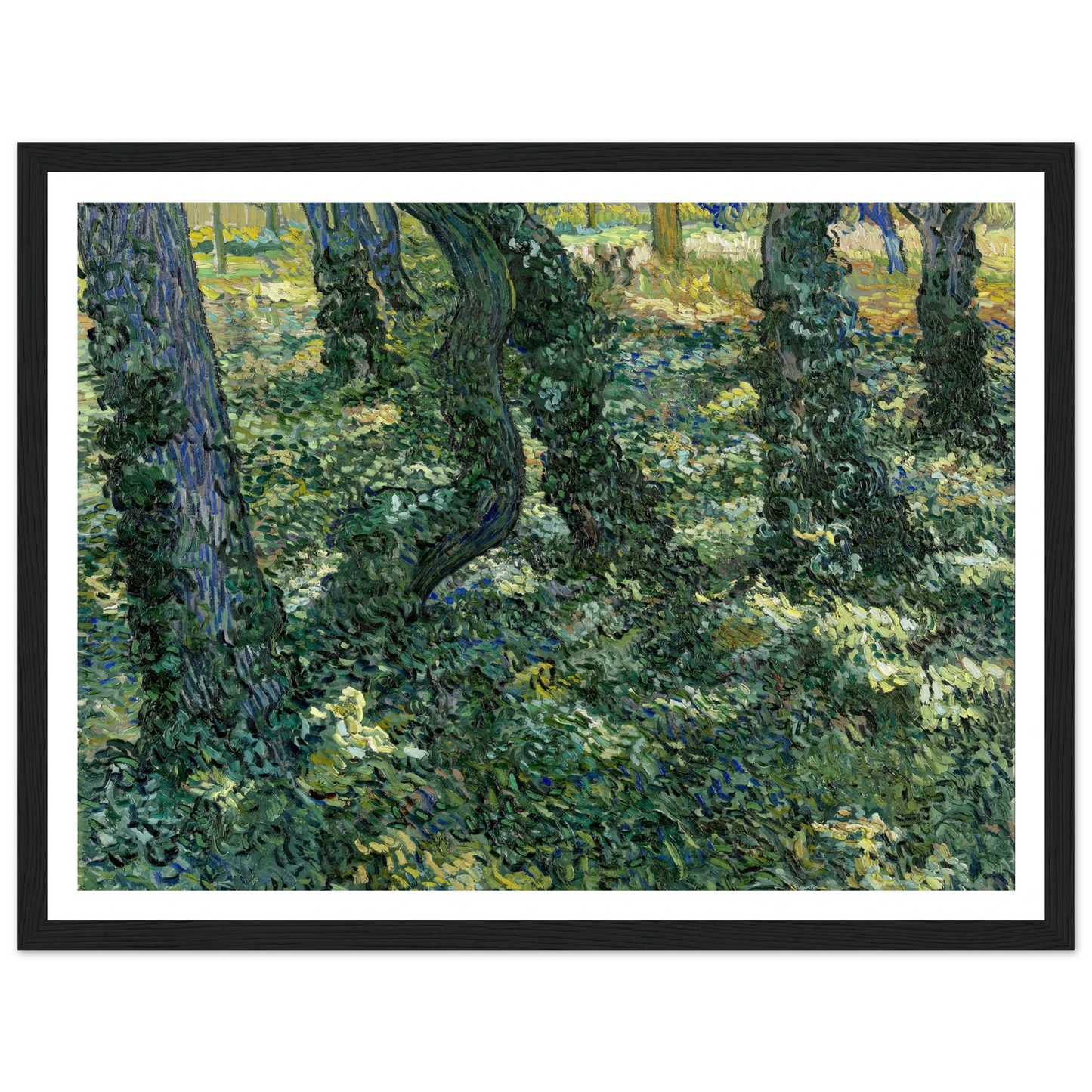 Undergrowth Art Print | Vincent van Gogh-Quipham Collections
