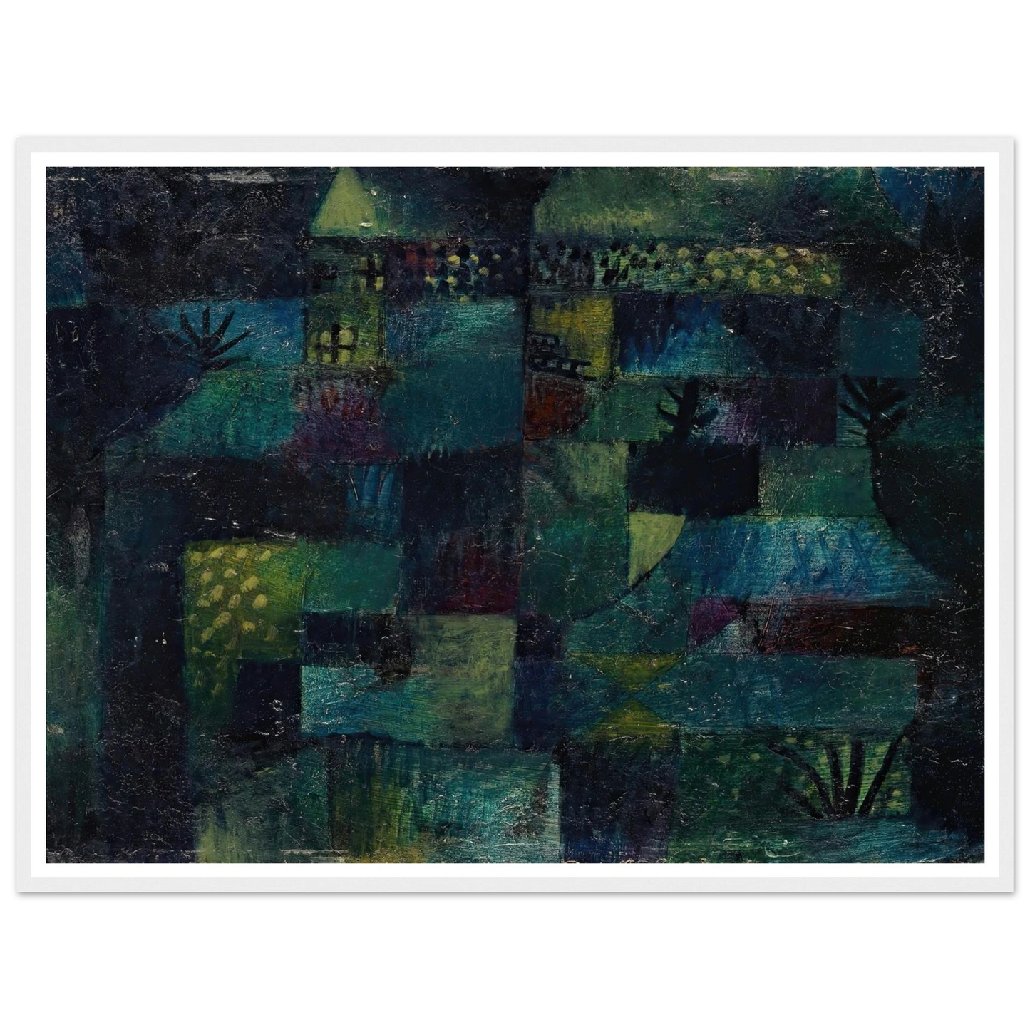 Terraced garden (1920) Art Print | Paul Klee-Quipham Collections
