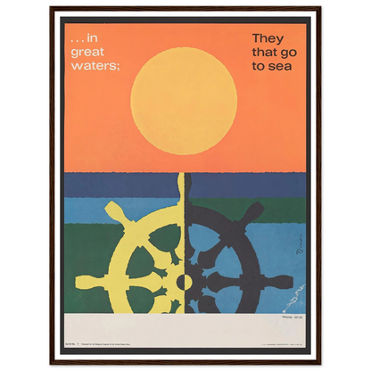 In great water; … Psalms 107_23 (1963) Art Print | Joseph Binder-Quipham Collections