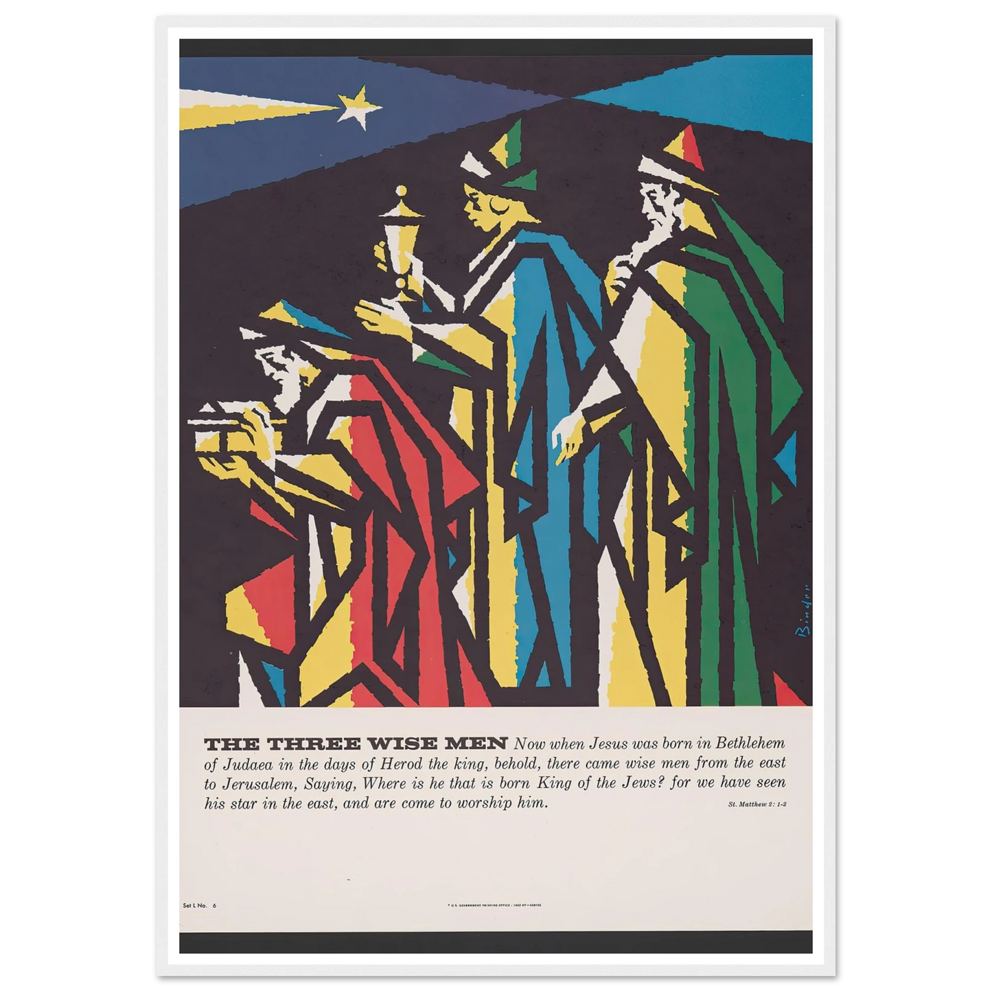 The three wise men (1962) Art Print | Joseph Binder-Quipham Collections