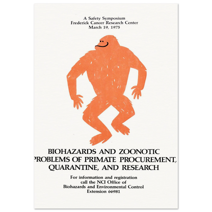 Biohazards and zoonotic problems of primate procurement, quarantine, and research (1975) Art Print | National Institutes of Health-Quipham Collections