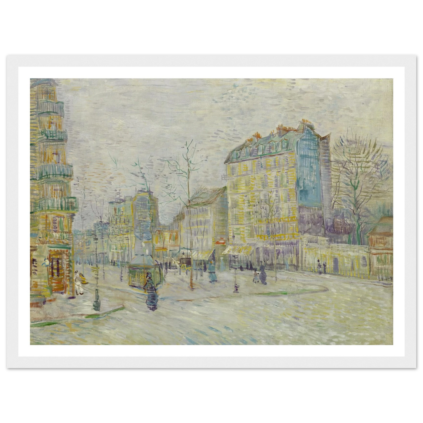 Boulevard de Clichy (1887) Art Print | Vincent van Gogh-Quipham Collections