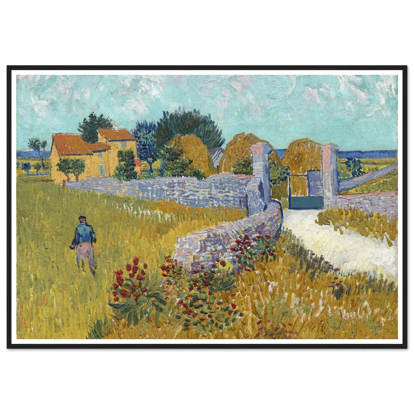 Farmhouse in Provence (1888) Art Print | Vincent van Gogh-Quipham Collections