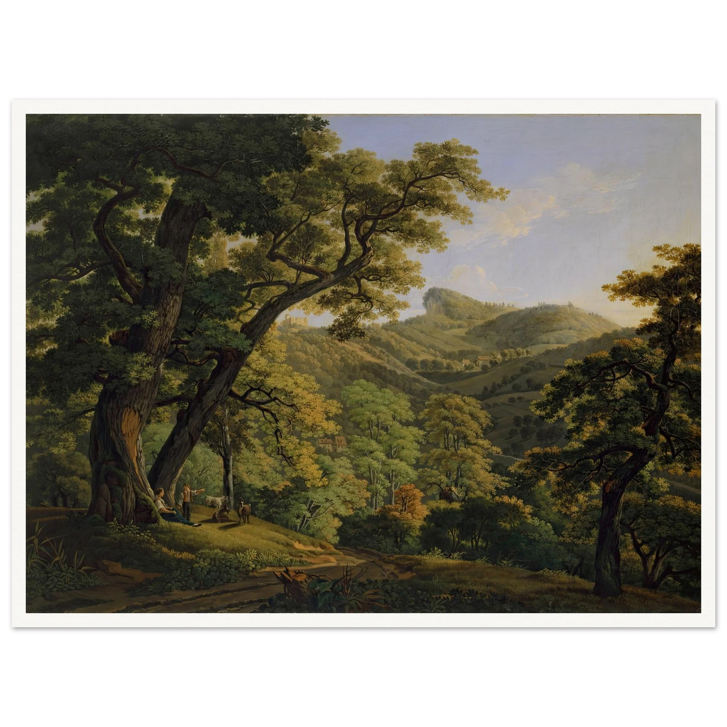 Neu-Schauenburg near Pratteln (1813) Art Print | Peter Birmann-Quipham Collections