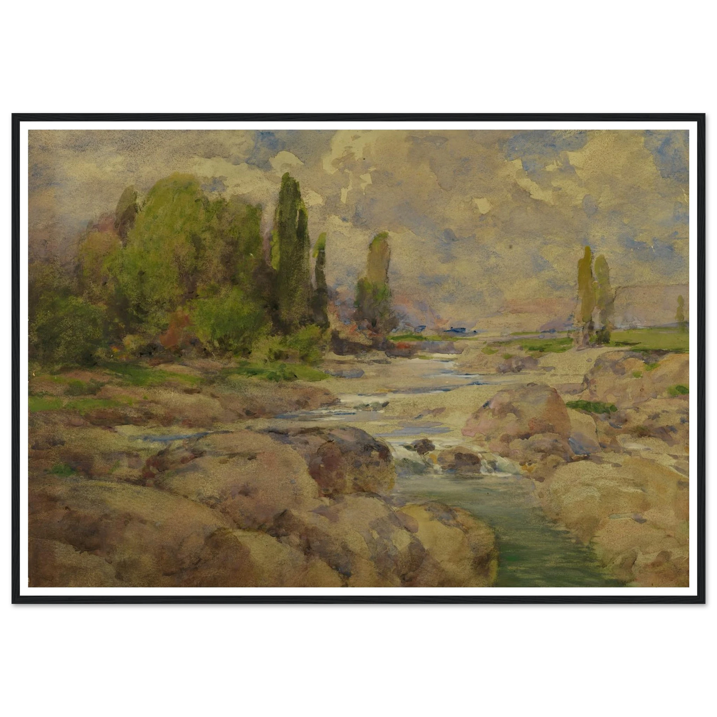 The Normal Rock Creek (1910) Art Print | William Henry Holmes-Quipham Collections
