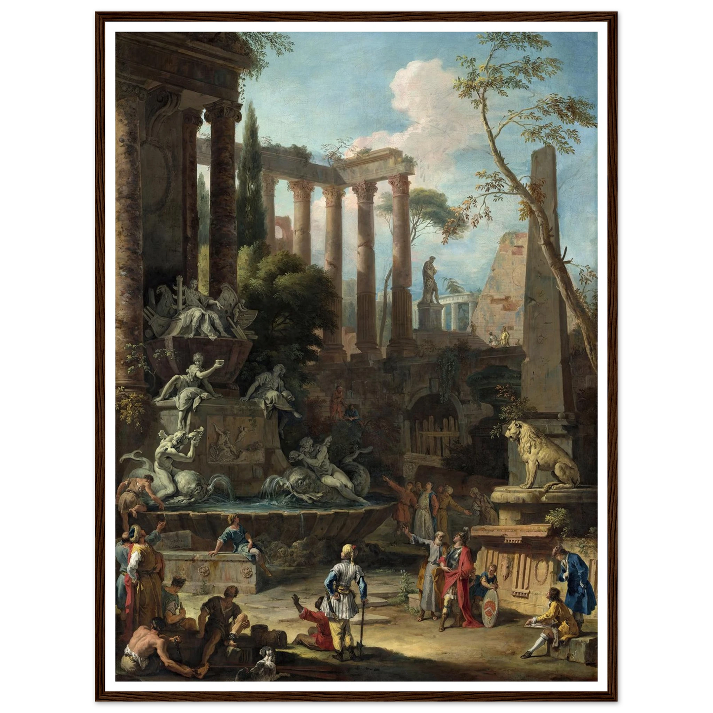 Memorial to Admiral Sir Clowdisley Shovell (1725) Art Print | Sebastiano Ricci-Quipham Collections