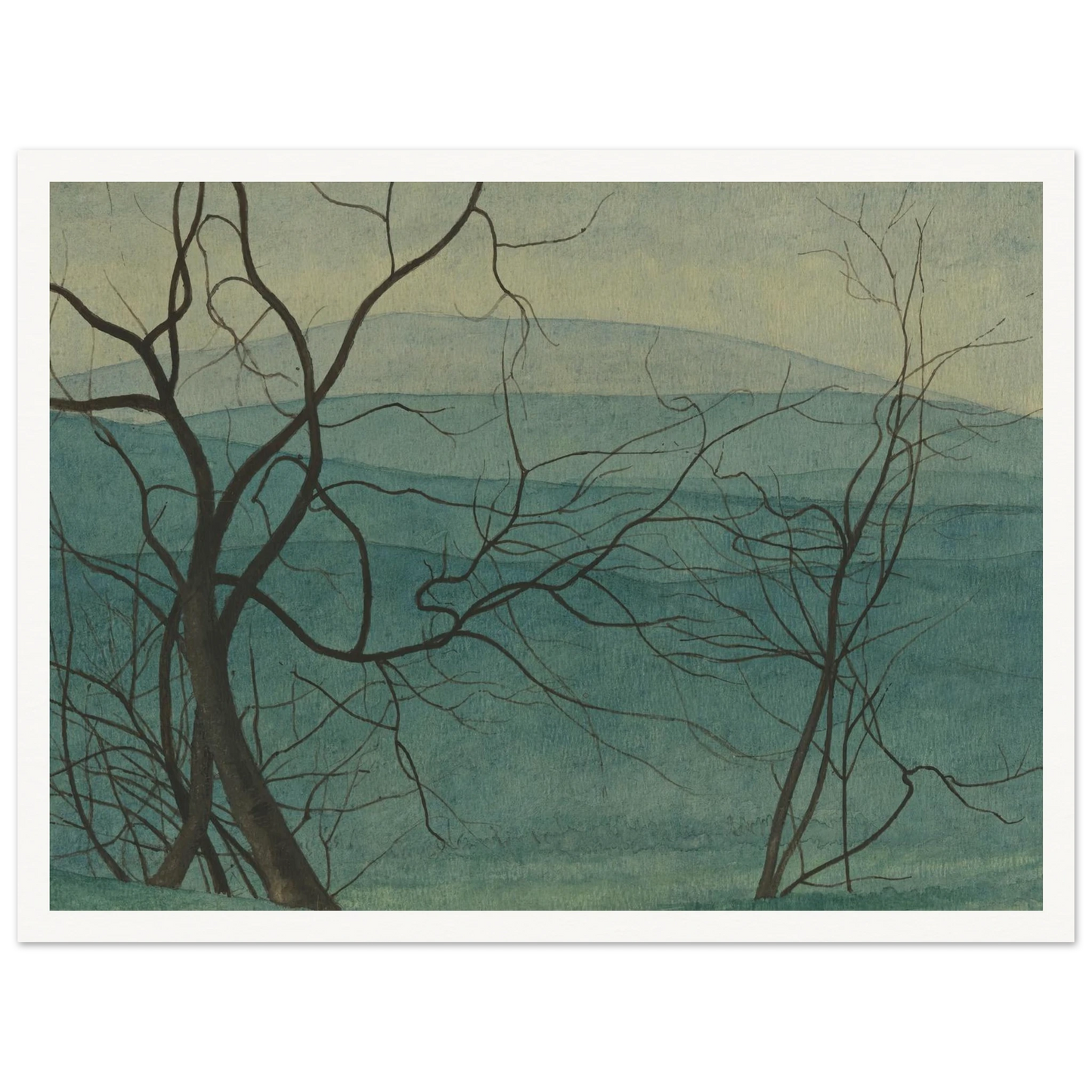 Boomtakken (1940) Art Print | Leon Spilliaert-Quipham Collections