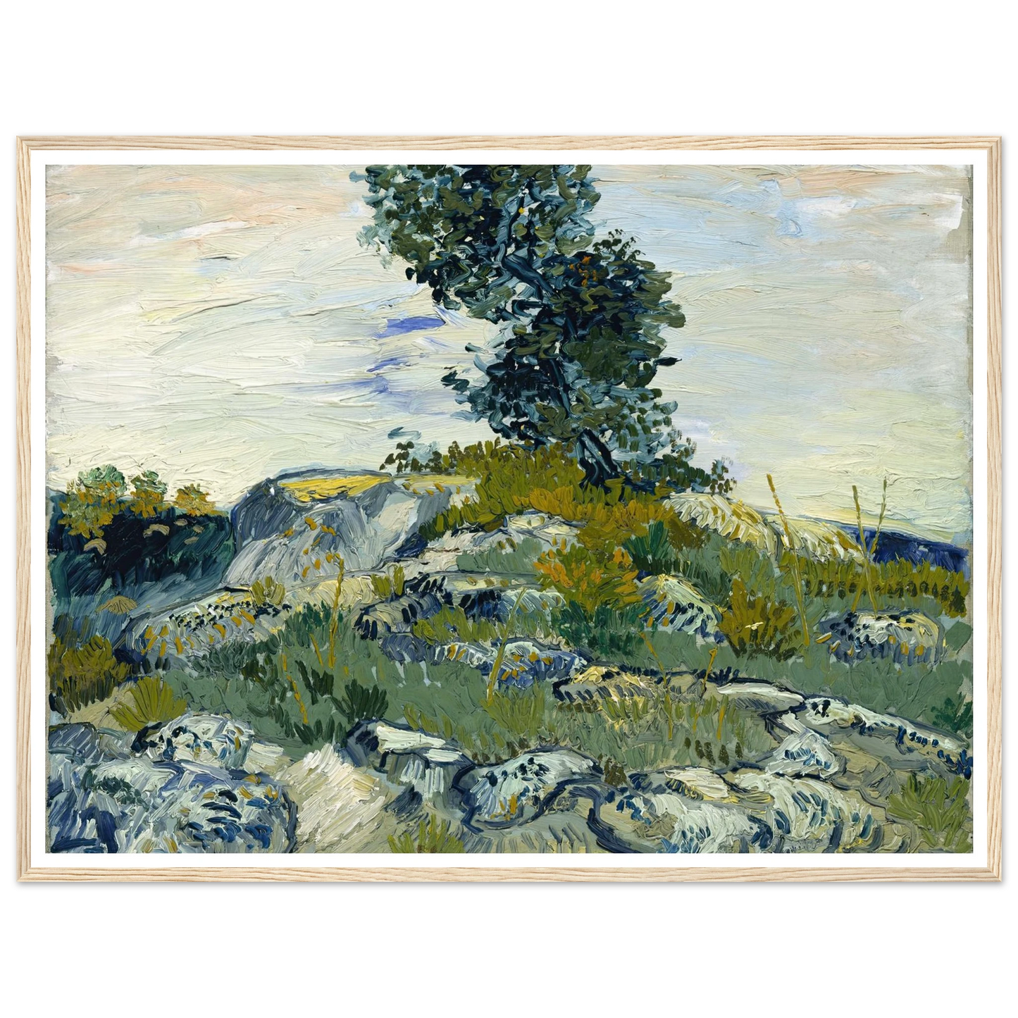 The Rocks Art Print | Vincent van Gogh-Quipham Collections