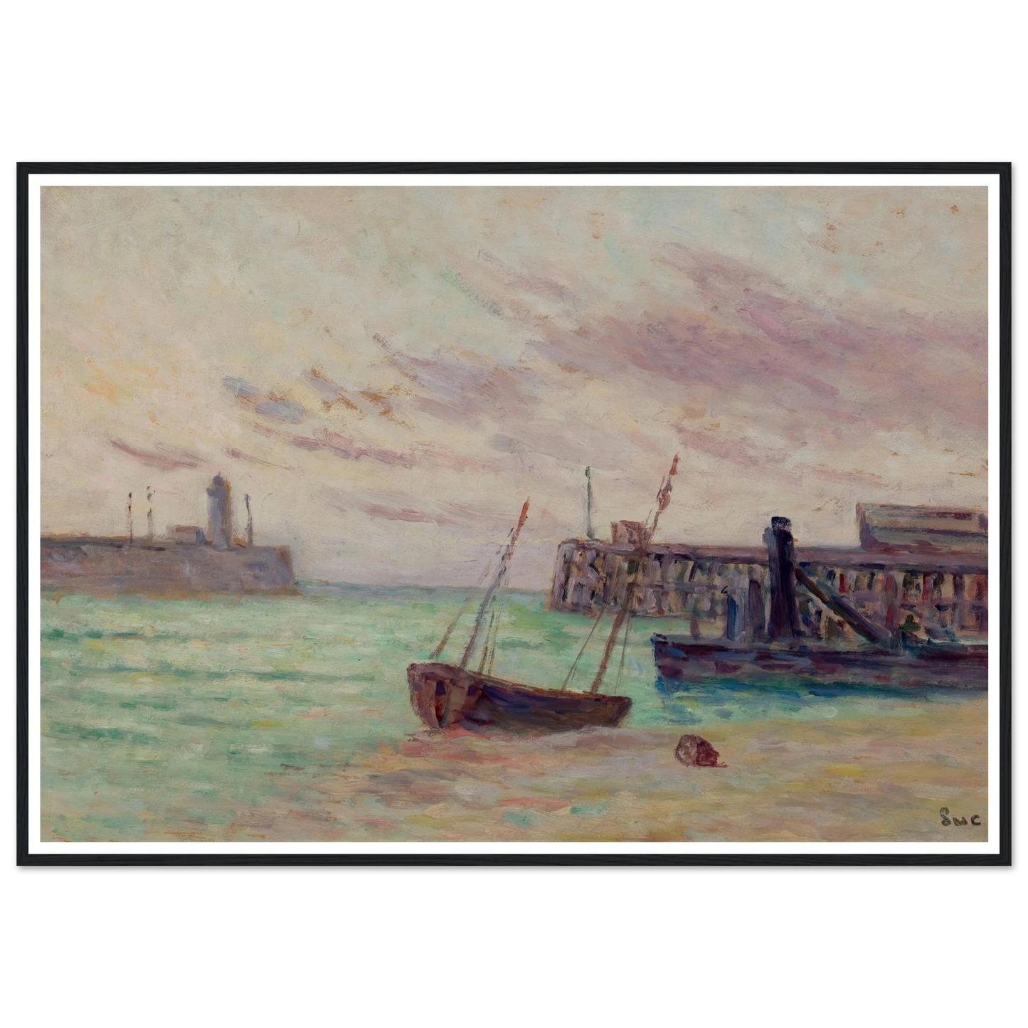Le Entrée du Port Art Print | Maximilien Luce-Quipham Collections