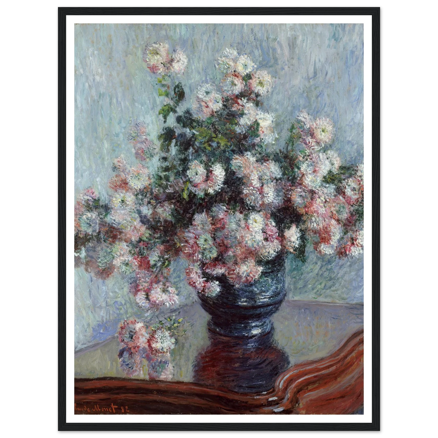 Chrysanthemums (1882) Art Print | Claude Monet-Quipham Collections