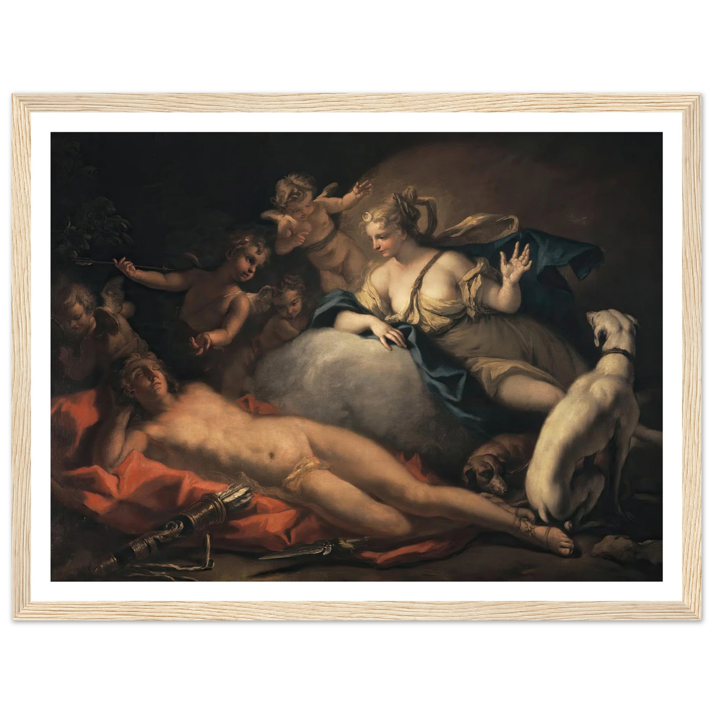 Diana and Endymion Art Print | Sebastiano Ricci-Quipham Collections