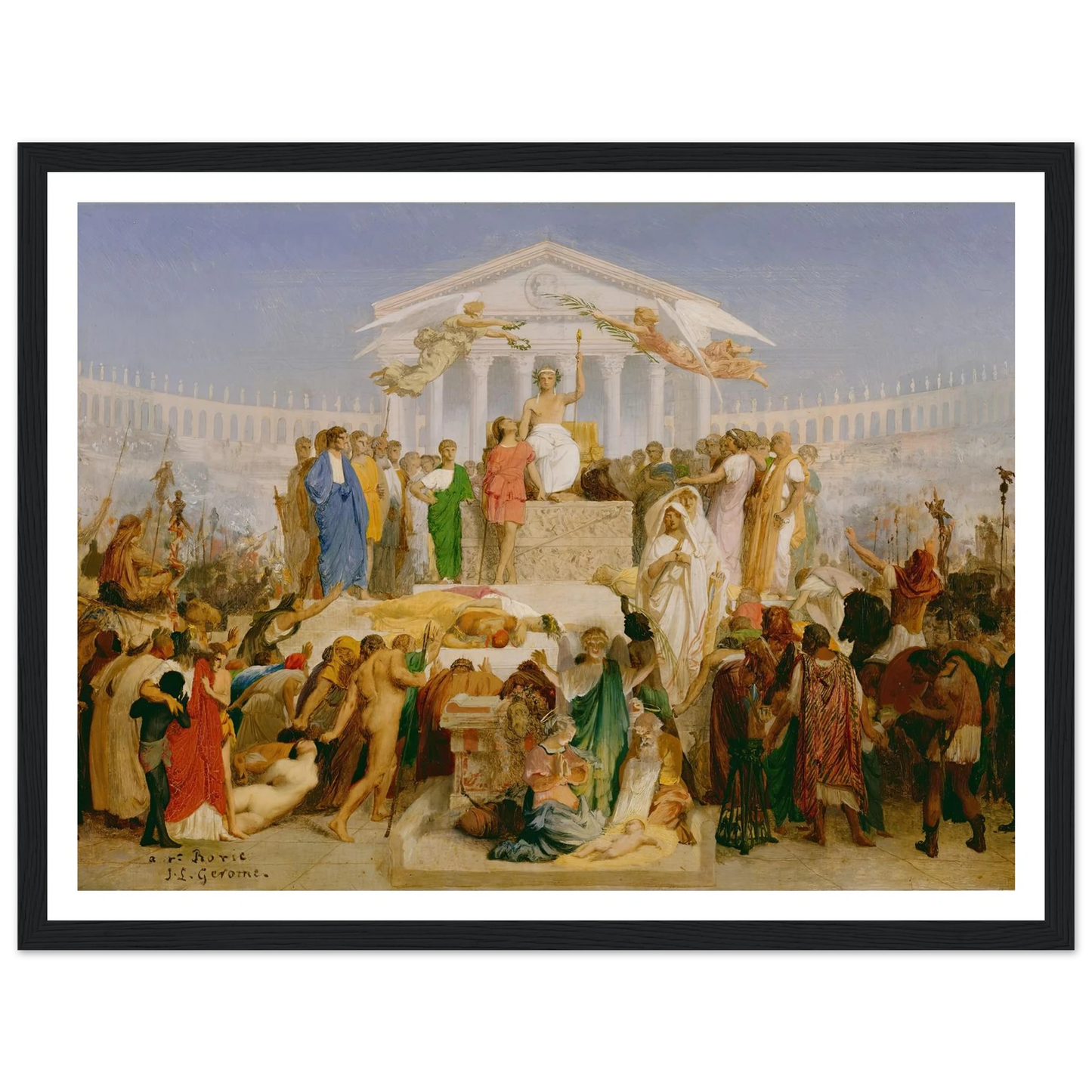 The Age of Augustus, the Birth of Christ (1852) Art Print | Jean Leon Gerome-Quipham Collections