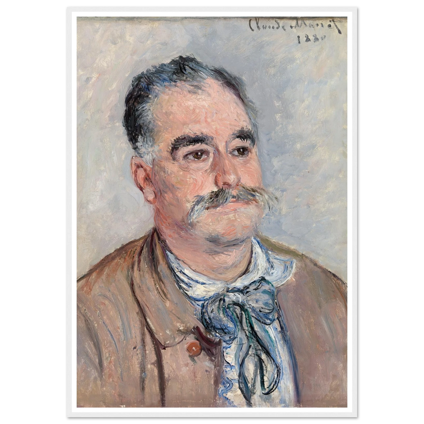 Monsieur Coqueret (Father) (1880) Art Print | Claude Monet-Quipham Collections