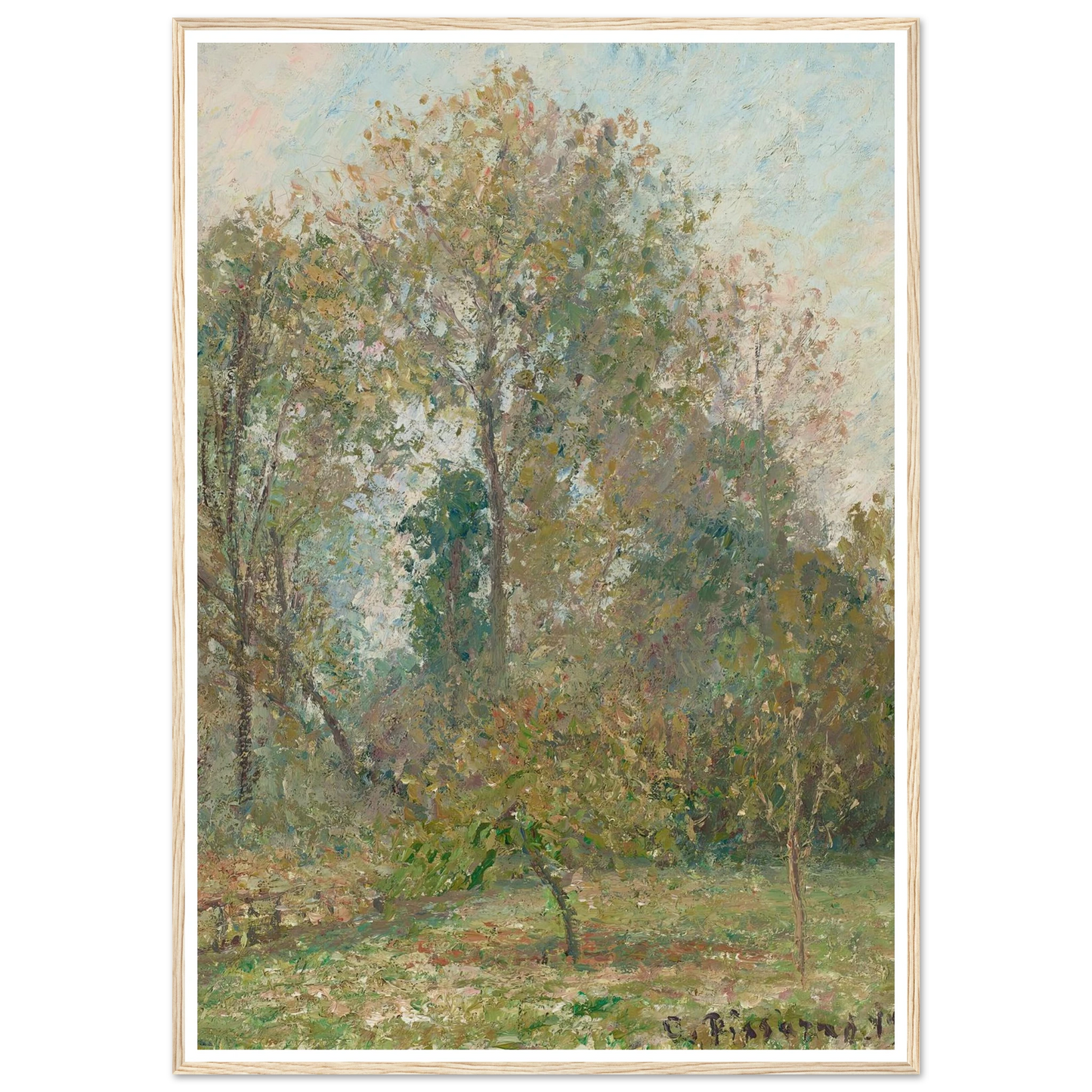 Gelée blanche à Eragny (1902) Art Print | Camille Pissarro-Quipham Collections