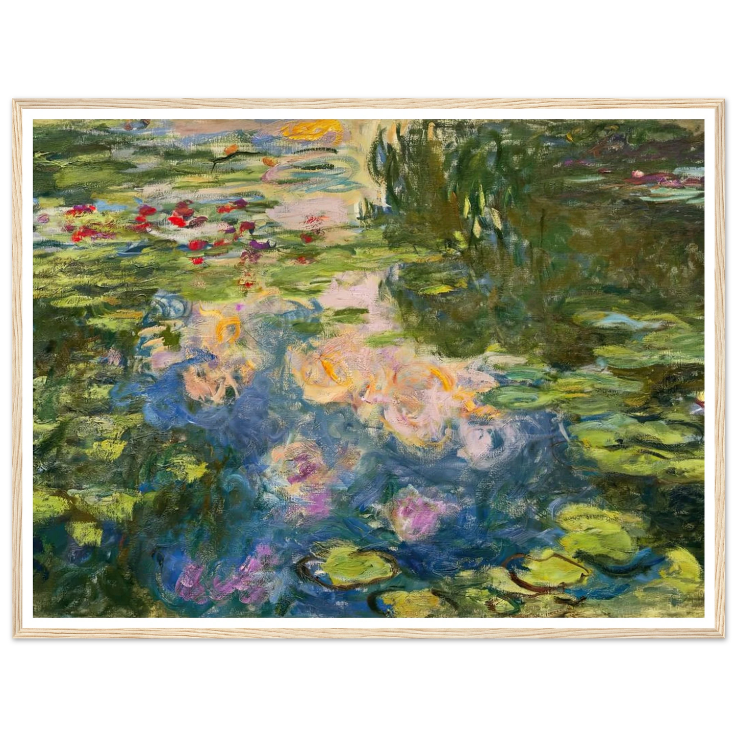 Le Bassin aux nymphéas (1917-19) Art Print | Claude Monet-Quipham Collections