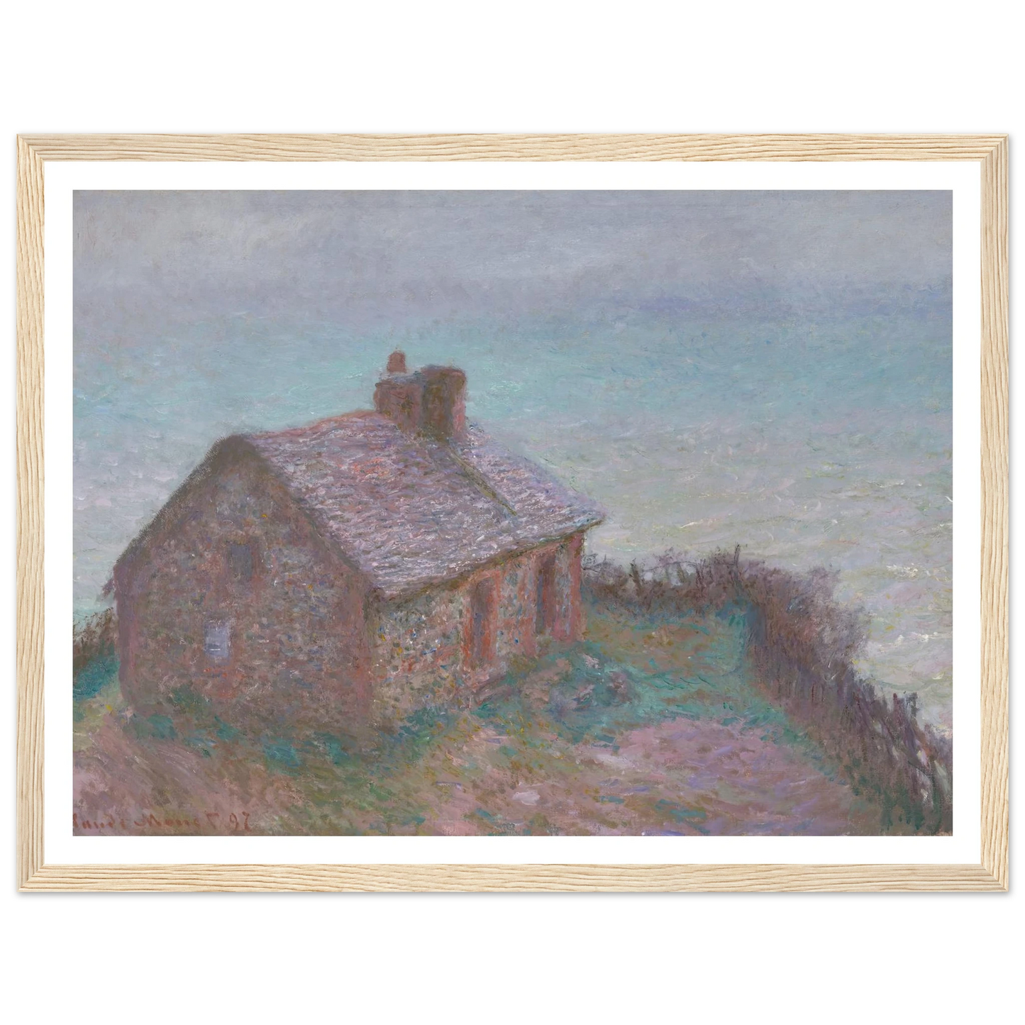 The Customs House at Varengeville (1897) Art Print | Claude Monet-Quipham Collections