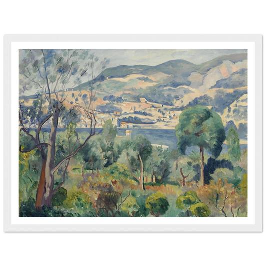 Rade de Villefranche (1913) Art Print | Henri Manguin-Quipham Collections