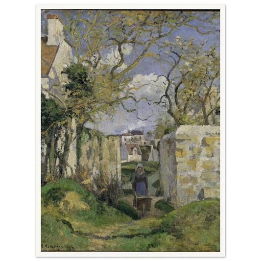 Landscape from Pontoise (1874) Art Print | Camille Pissarro-Quipham Collections