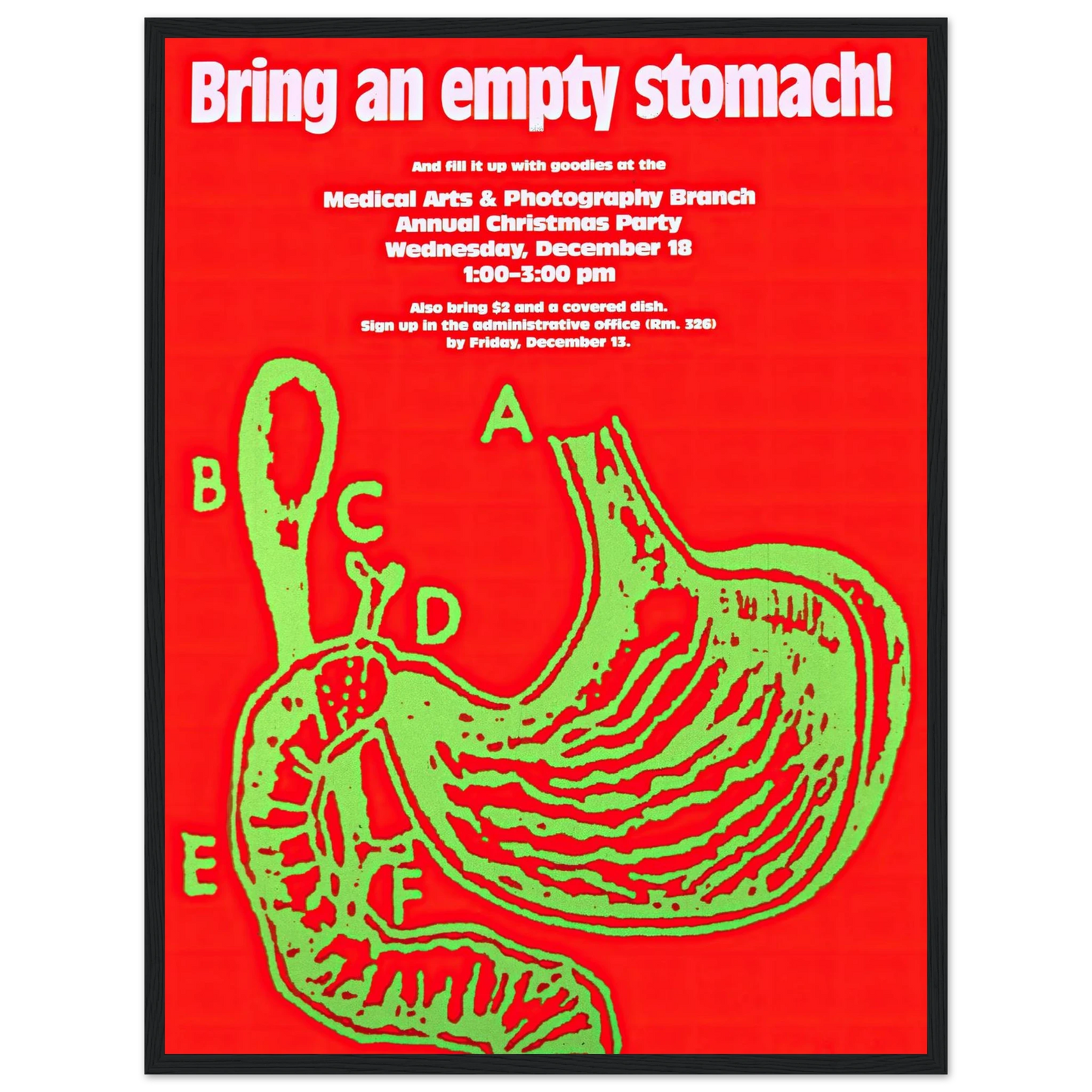 Bring an empty stomach! Art Print | National Institutes of Health-Quipham Collections