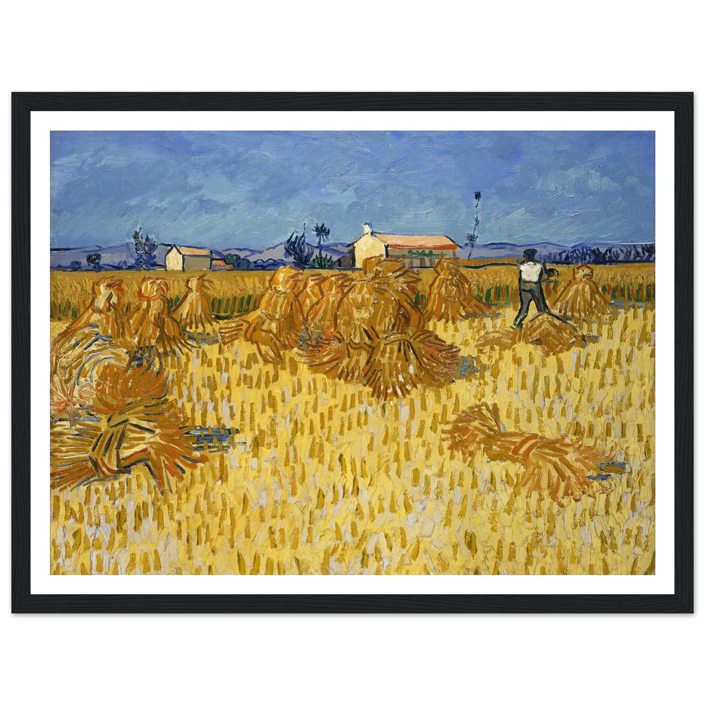 Corn Harvest in Provence Art Print | Vincent van Gogh-Quipham Collections