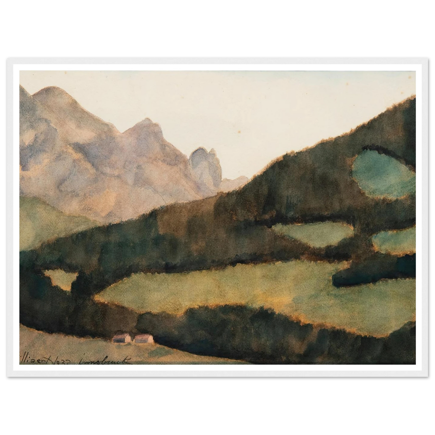 Paysage d’Innsbruck (1932) Art Print | Leon Spilliaert-Quipham Collections