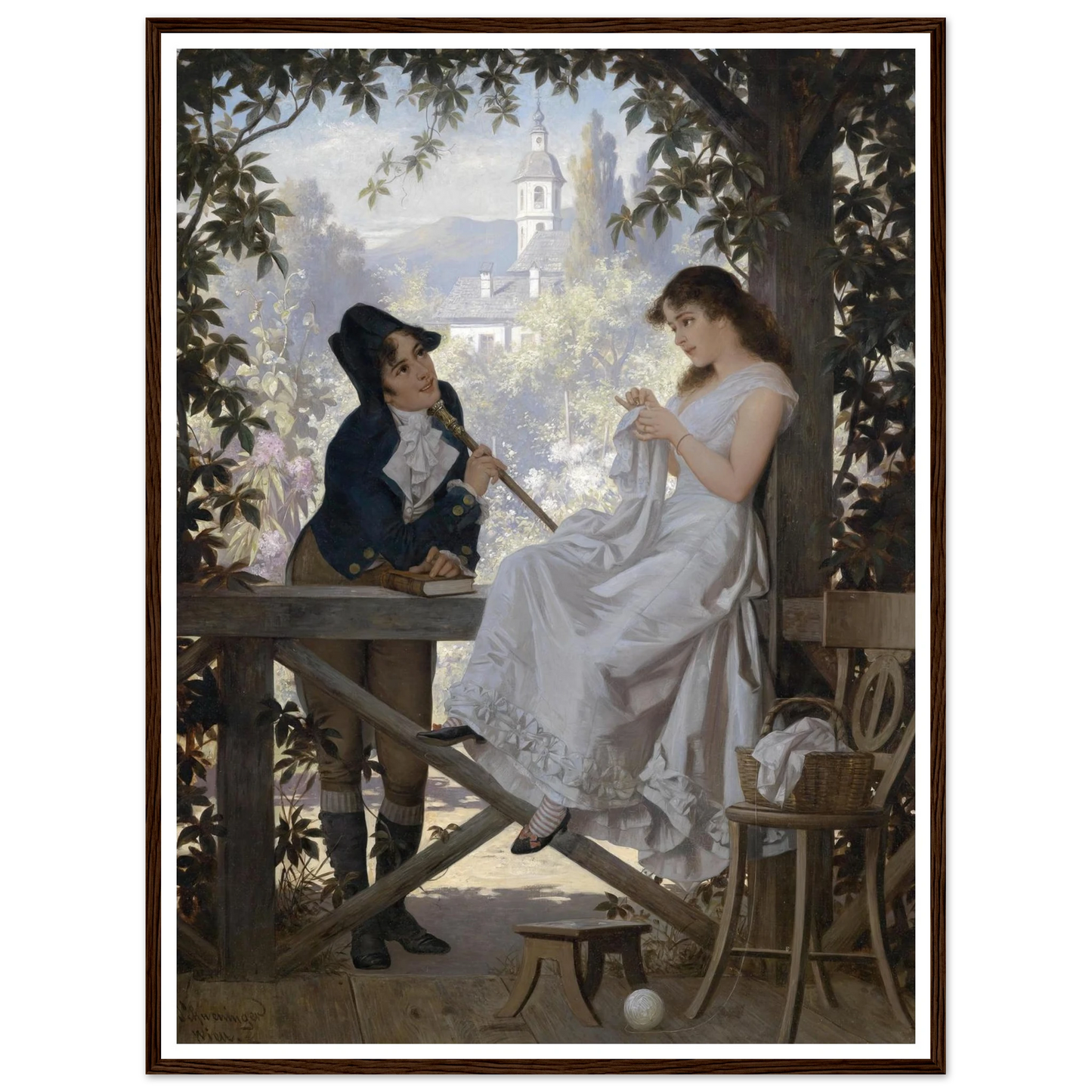 Das Stelldichein Art Print | Carl Schweninger Jr-Quipham Collections