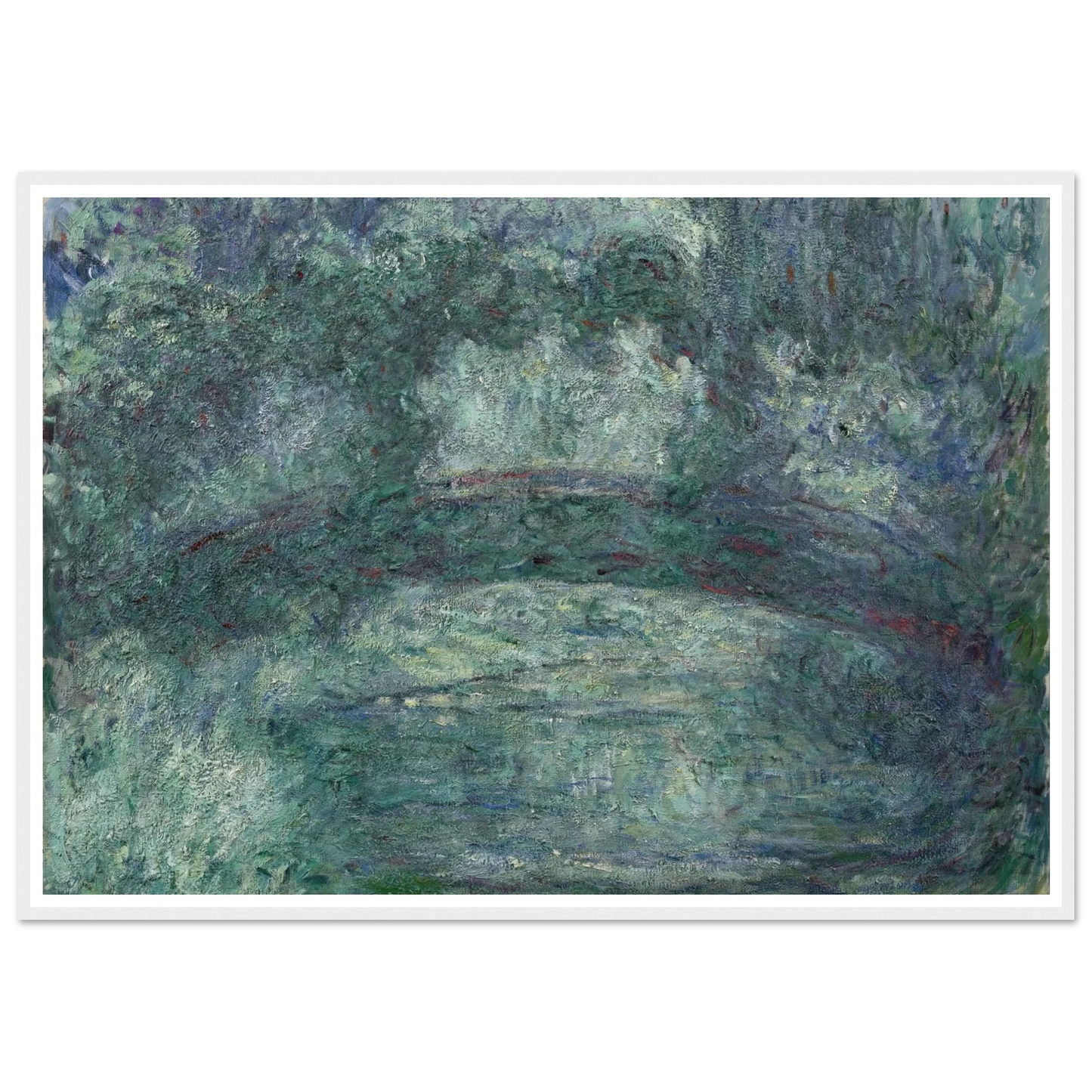 The Japanese bridge (1919-1924) Art Print | Claude Monet-Quipham Collections