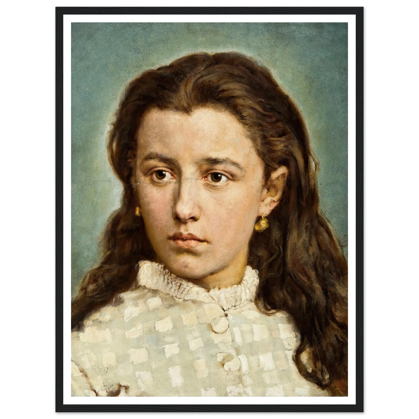 Portrait of Maria Levittoux (1872) Art Print | Jan Matejko-Quipham Collections