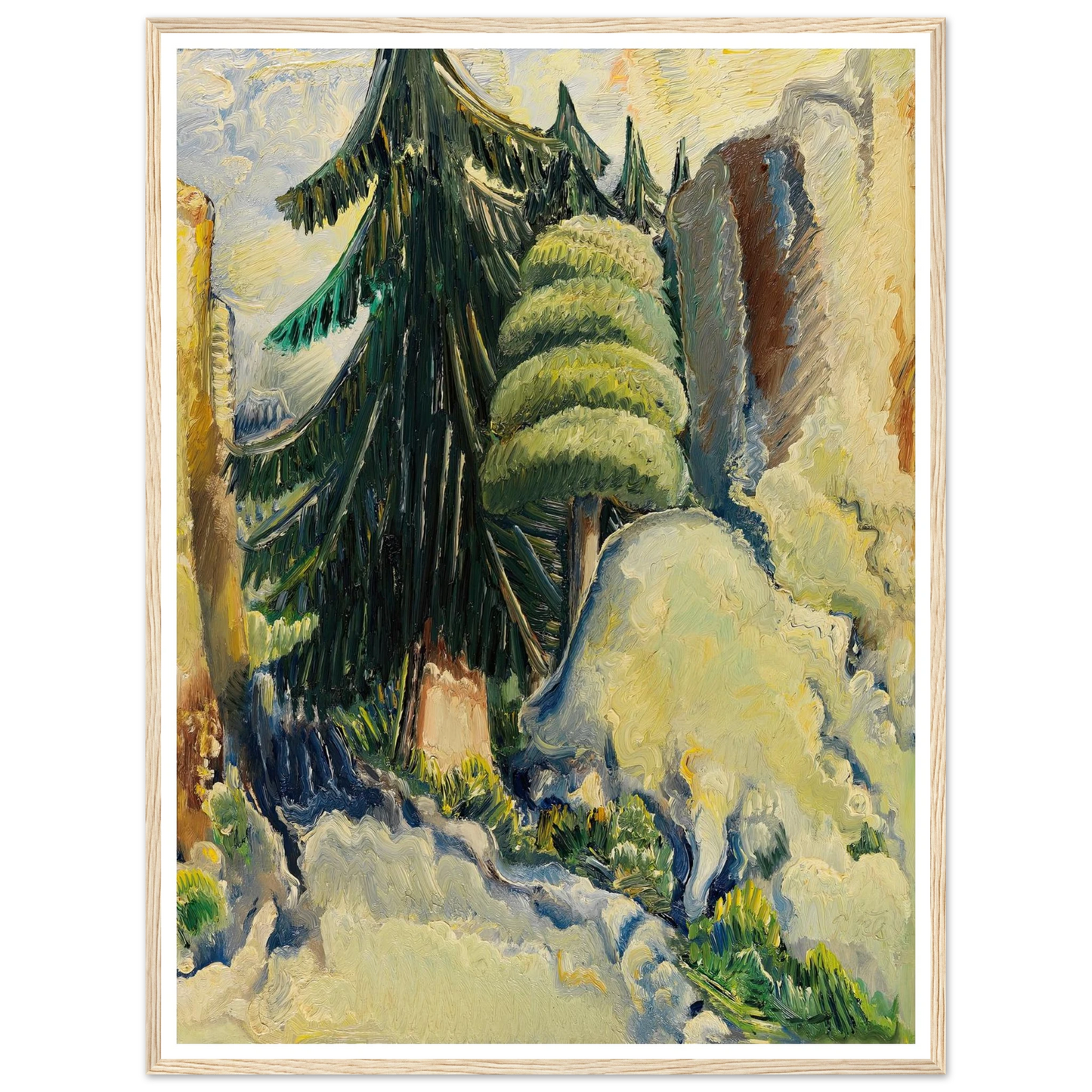 Baumlandschaft (1937) Art Print | Paul Kleinschmidt-Quipham Collections