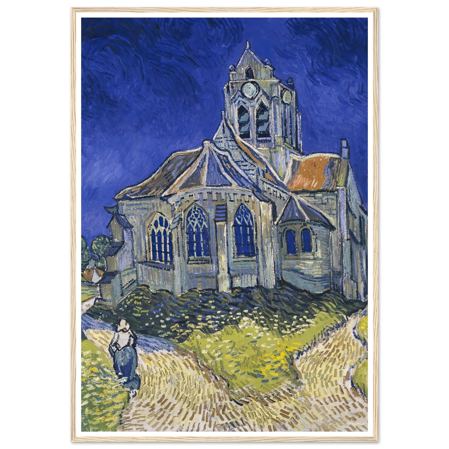 The Church in Auvers-sur-Oise, View from the Chevet (1890) Art Print | Vincent van Gogh-Quipham Collections