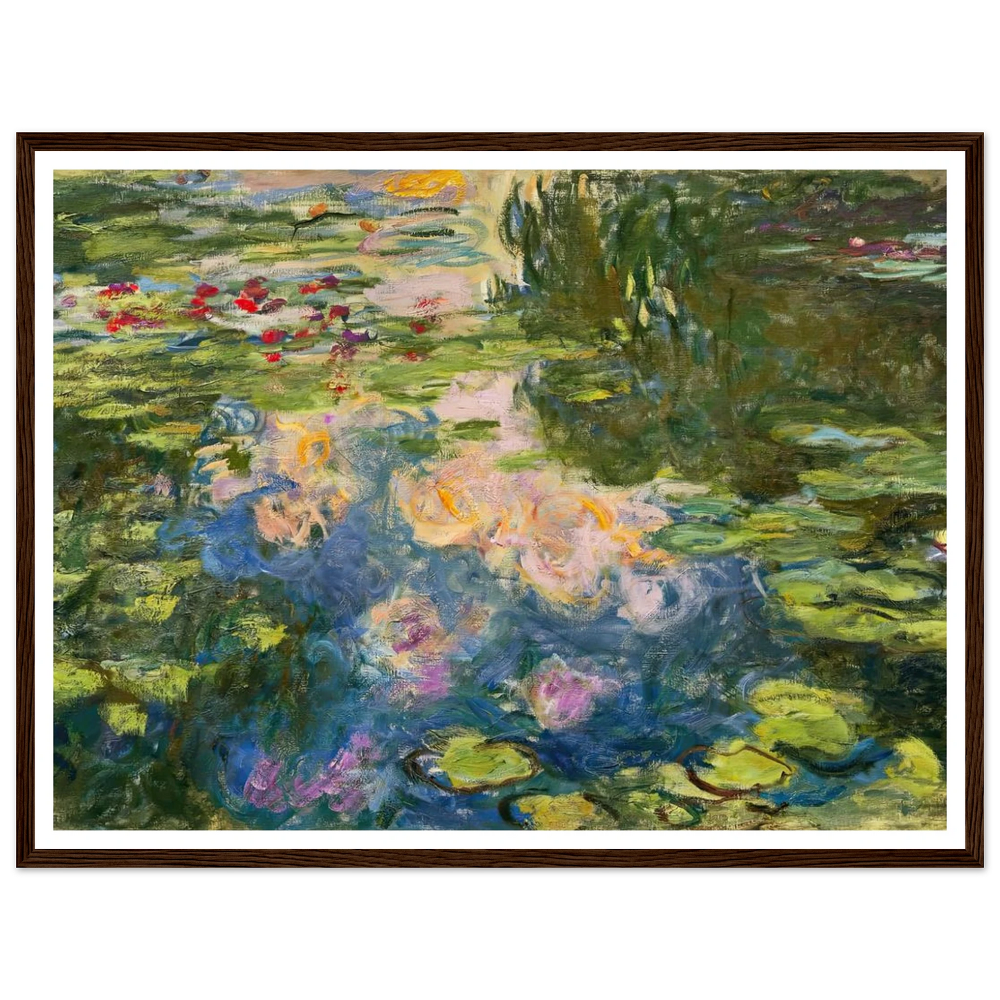 Le Bassin aux nymphéas (1917-19) Art Print | Claude Monet-Quipham Collections