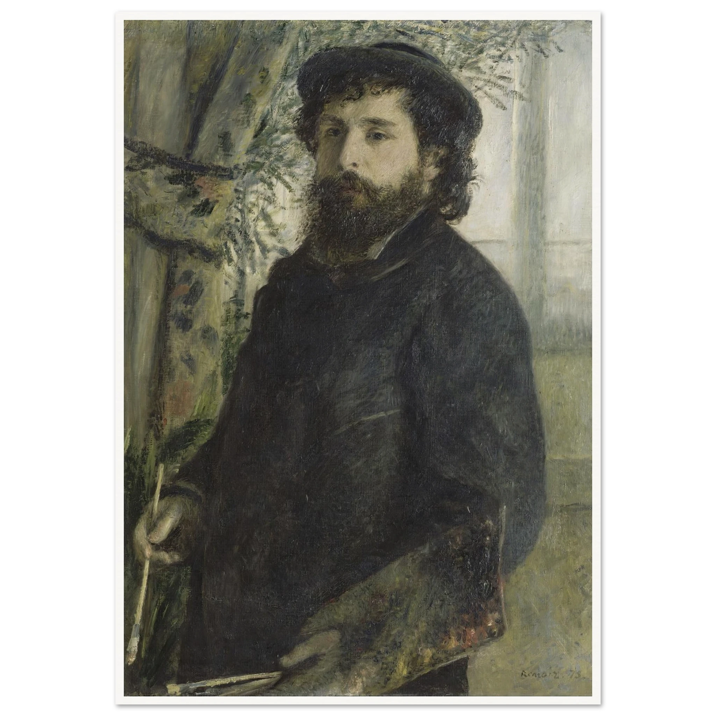Claude Monet (1875) Art Print | Pierre Auguste Renoir-Quipham Collections