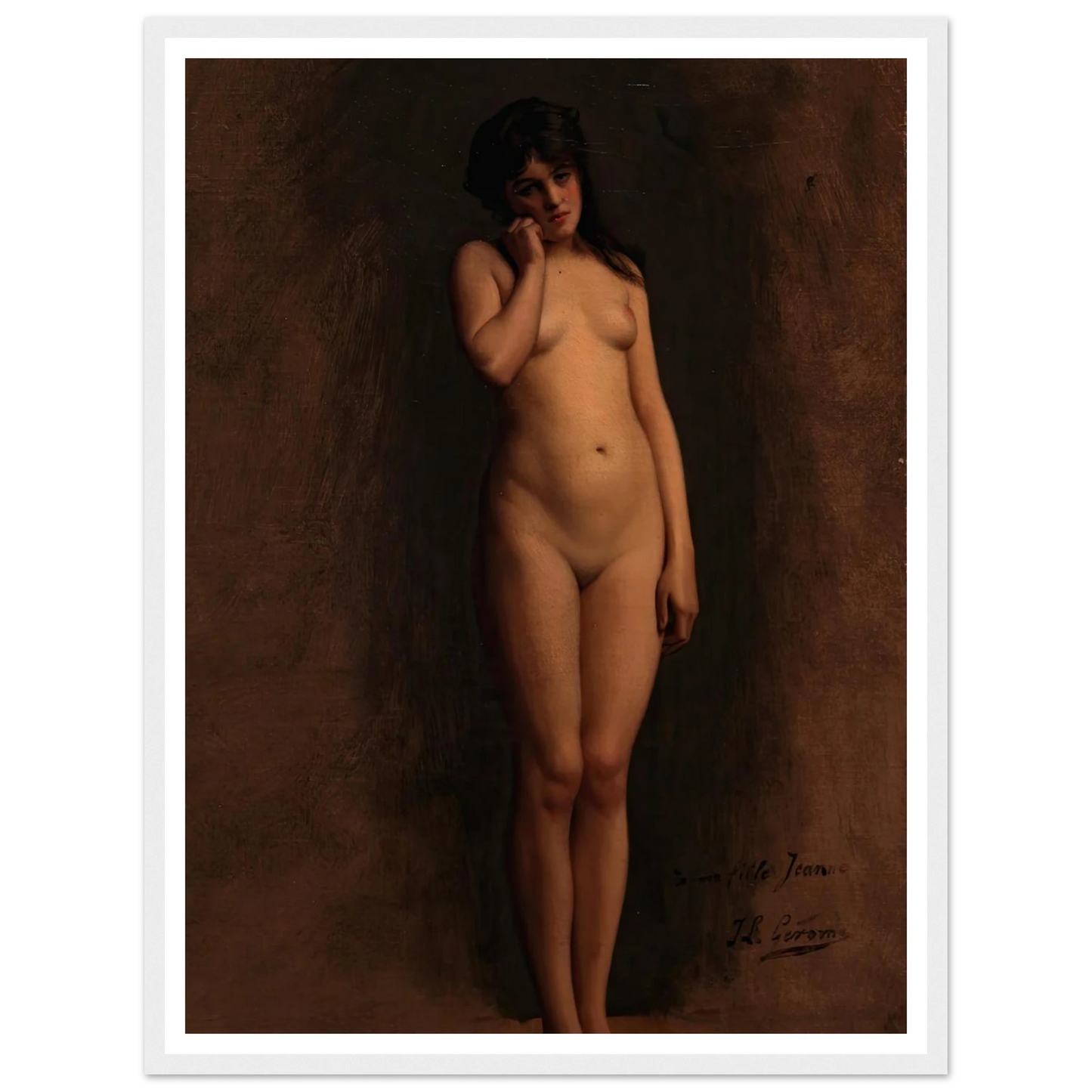 Study for Slave Market in Ancient Rome (1886) Art Print | Jean Leon Gerome-Quipham Collections