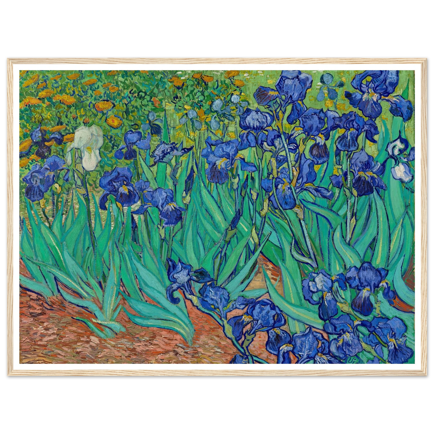 Irises (1889) Art Print | Vincent van Gogh-Quipham Collections