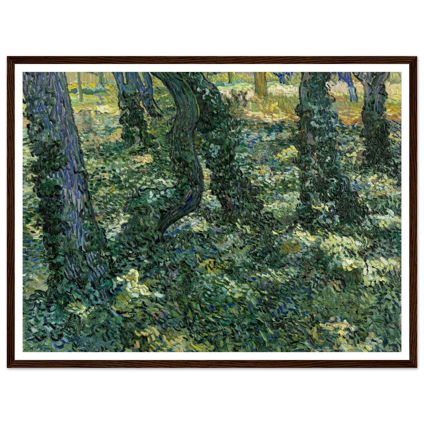 Undergrowth Art Print | Vincent van Gogh-Quipham Collections