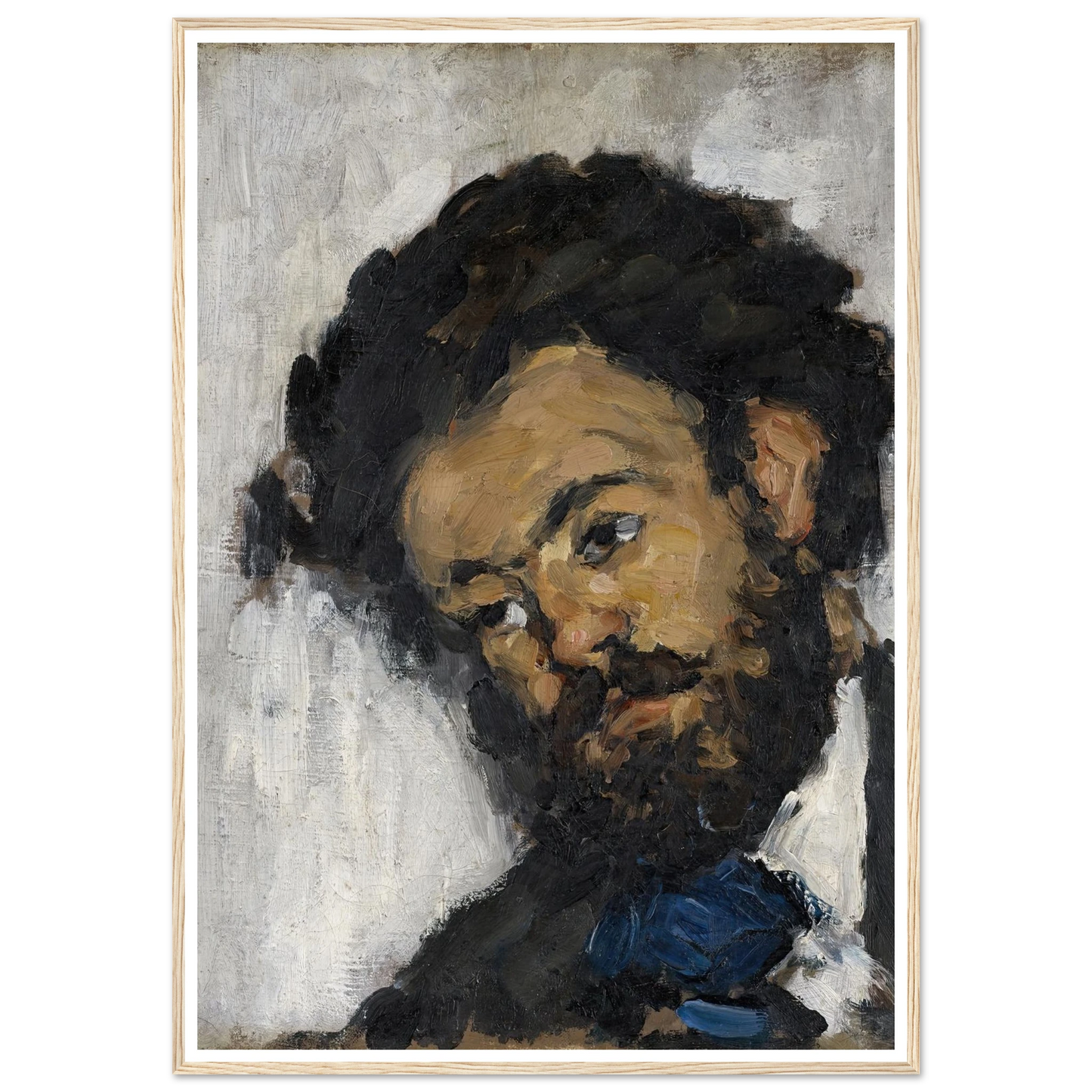 Portrait Of Antoine-Fortuné Marion (1871) Art Print | Paul Cezanne-Quipham Collections