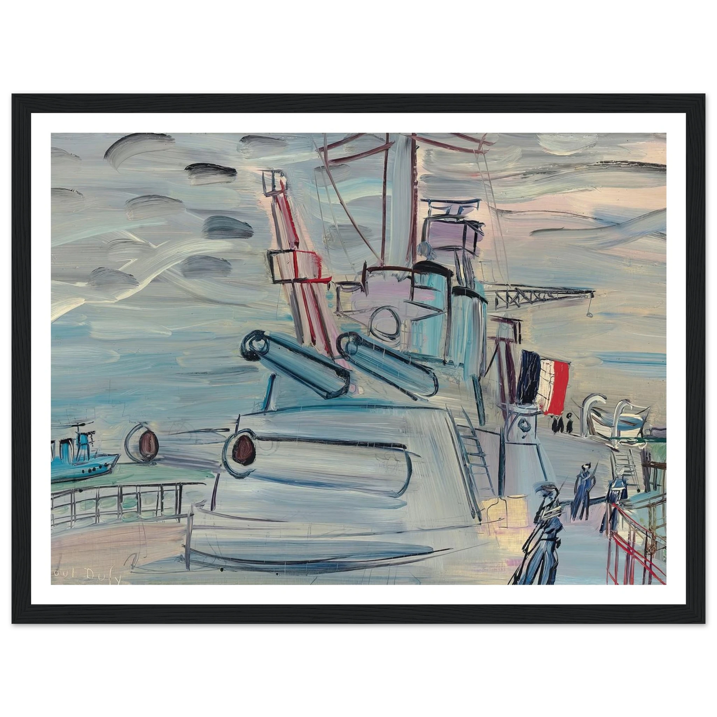 A bord de la flotte (1939) Art Print | Raoul Dufy-Quipham Collections